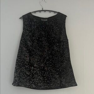 Black Sleeveless Blouse